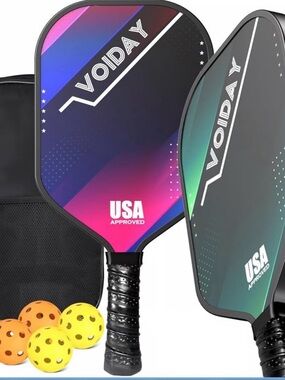 USA Approved Pickleball Paddle Set in Multicolor